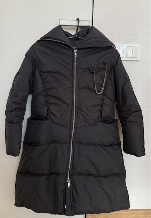 Пальто пухове дитяче на 10-12 років