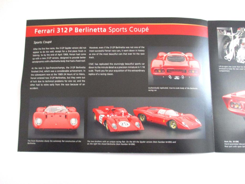 Catálogos/ Brochura de carros miniatura