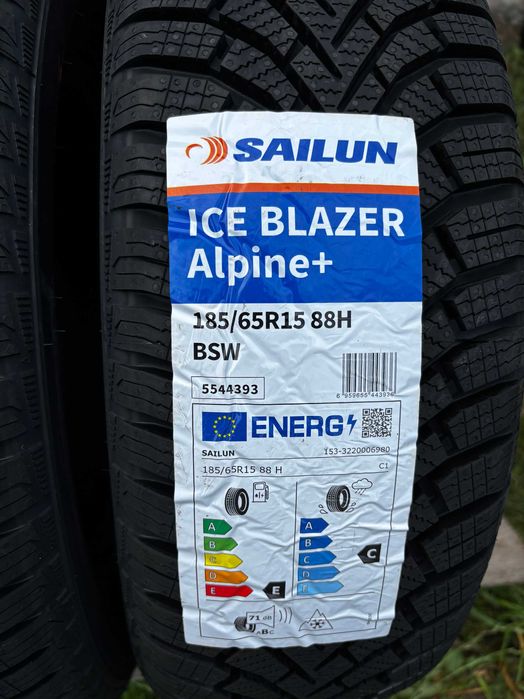Okazja opony zimowe 185/65R15 88H SAILUN Ice Blazer Alpine + NOWE 2025