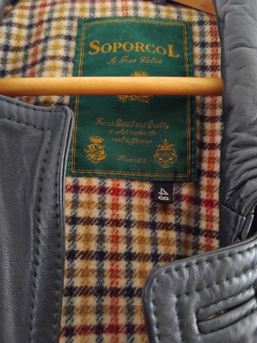 Casaco Cabedal Verde escuro