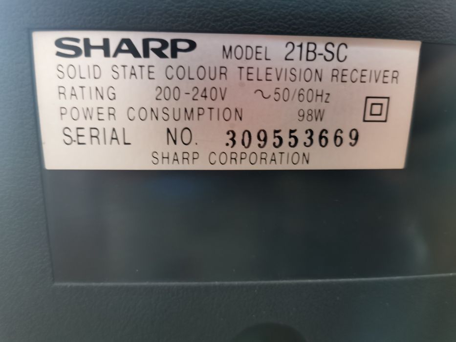 Telewizor Sharp 21B - SC  21 cali + instr. obsługi