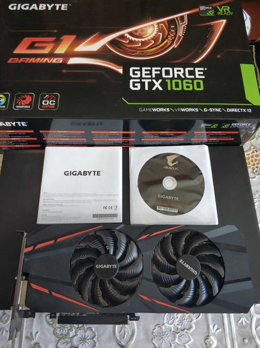 Видеокарта Gigabyte GEFORSE GTX 1060 6GB.
