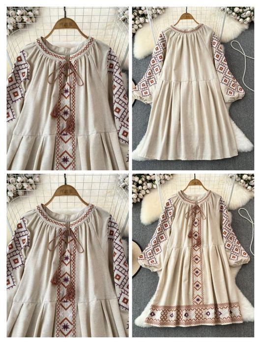 Вишиванка. Вишита сукня. Плаття з вишивкою вільне
