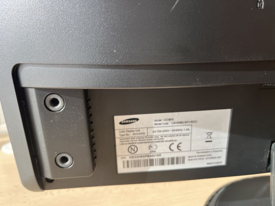 Monitor Samsung Syncmaster 223BW