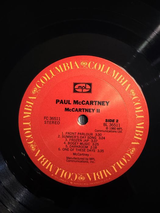 Paul McCartney II 2 USA EX- LP