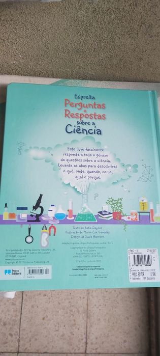 Livro "Espreita Perguntas e Respostas sobre a Ciência" - Porto (Novo)