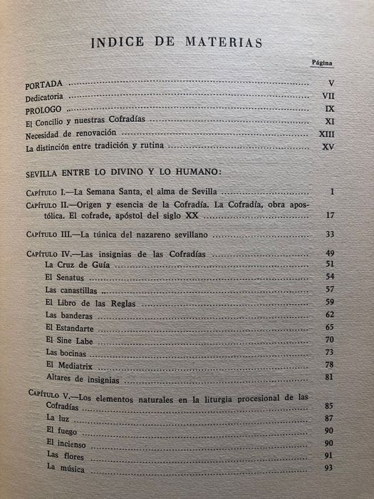 História das Mitologias / Confrarias de Sevilha