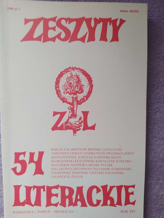 Zeszyty Literackie nr 54