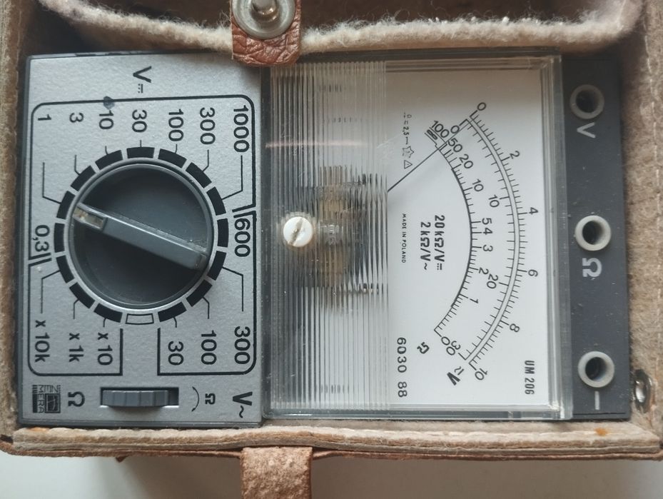 Voltomierz z czasów PRL-u sprawny 1001%