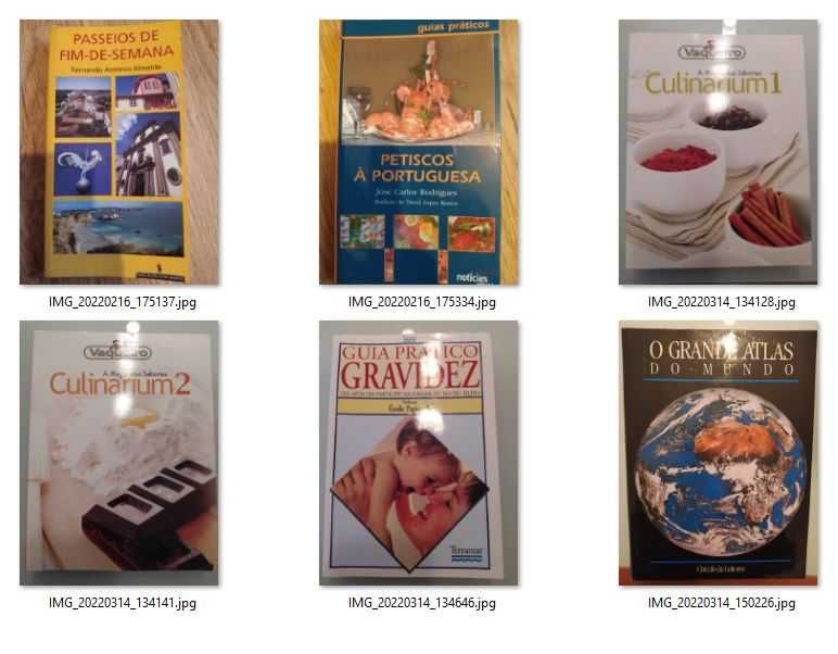 Vários livros - 4€ cada