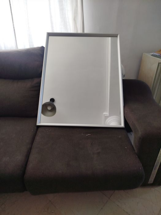 Espelho com moldura cinzenta - modelo SVENSBY ( Ikea)