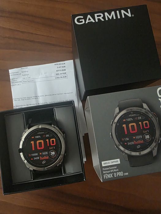 Garmin Fénix 8 Pro 51mm Sapphire. Fatura, garantia. Troca/retoma.