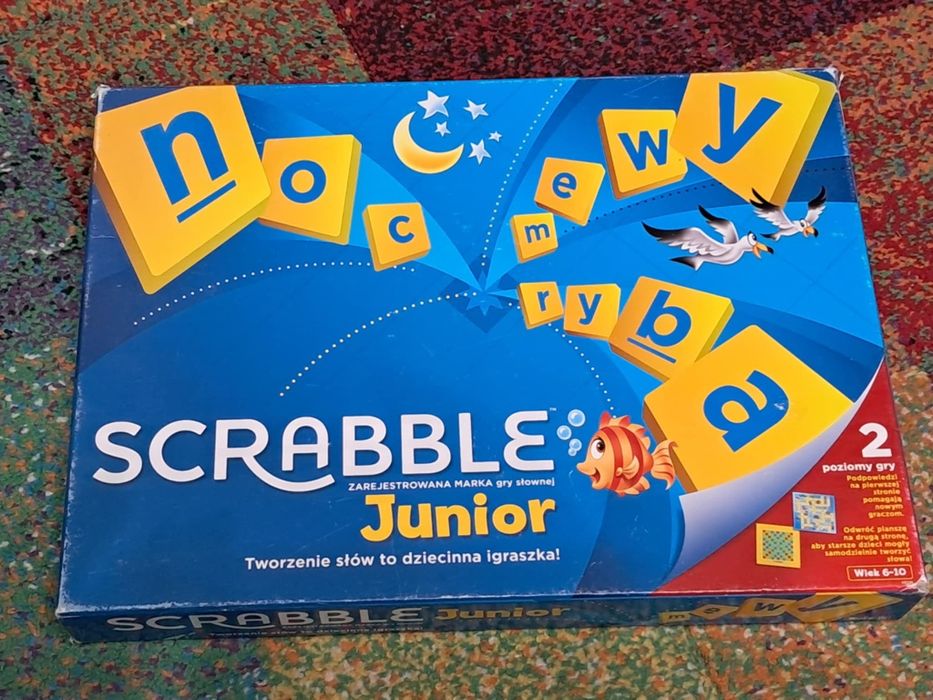 Scrabble Junior, gra słowna dla dzieci firmy Matt