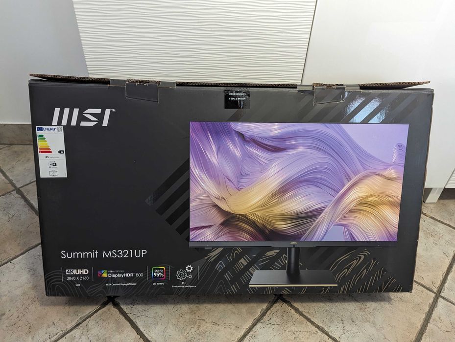 Monitor MSI 32" Summit MS321UP IPS 4K 60 Hz USB-C64729676259075122