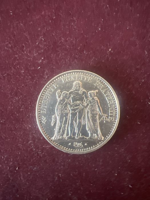 10 Франків срібло.Геркулес і музи