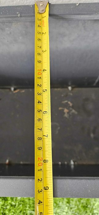 Floreira metal decoração jardim 100x25x30