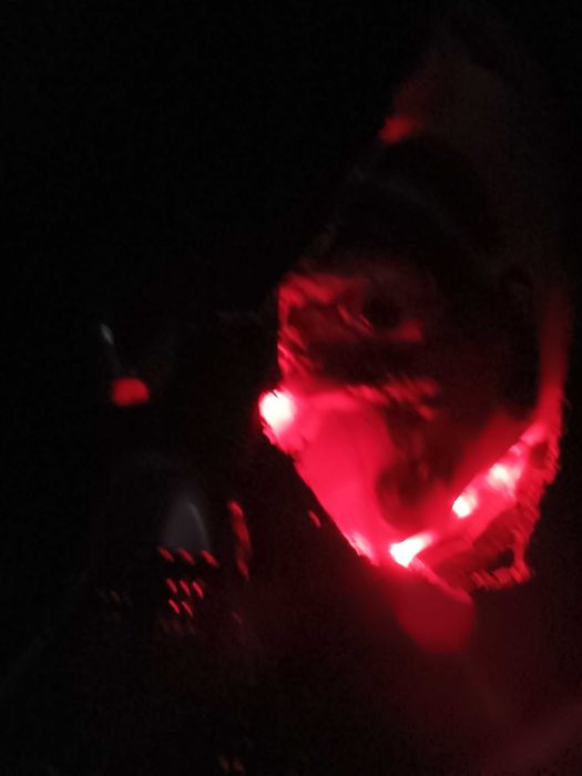 Busto do Darth Vader á escala real