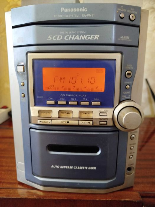 Музичний центр, магнітола Panasonic SA-PM 11. Вживаний. Робочий.