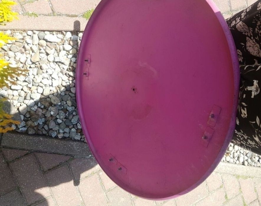 Blat blaszany stolik ogrodowy 70cm