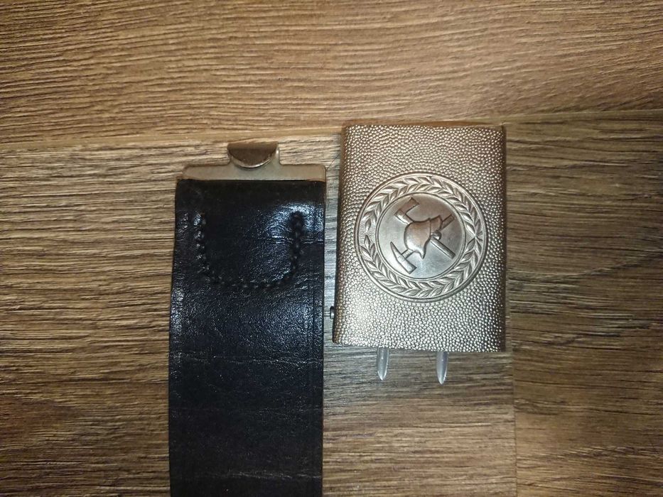 Ремінь пожежної охорони НДР (ГДР). Натуральна шкіра. Оригінал