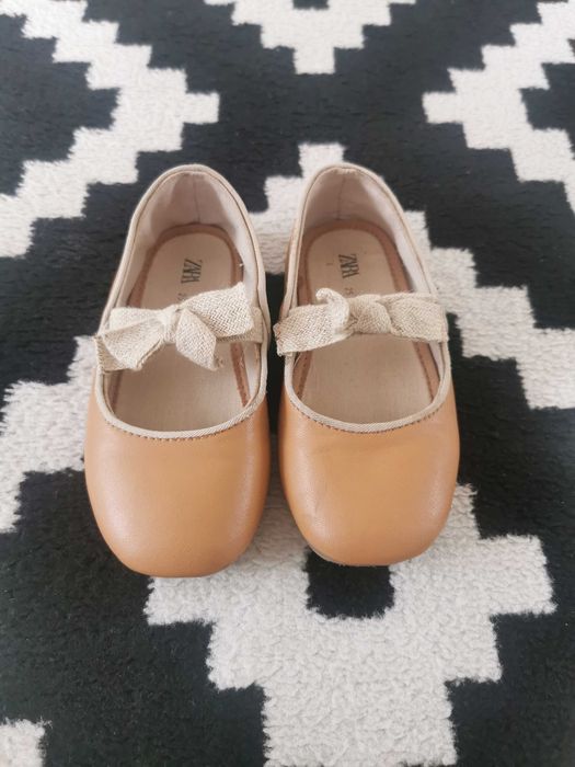Balerinki karmelowe zara