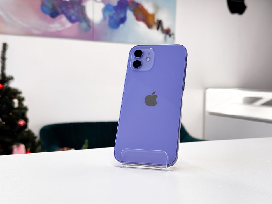 iPhone 12 128 GB Fioletowy Jak Nowy Sklep Gwarancja