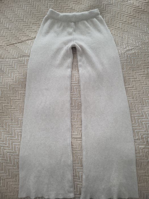 Трикотажні в'язані брюки, штани палаццо