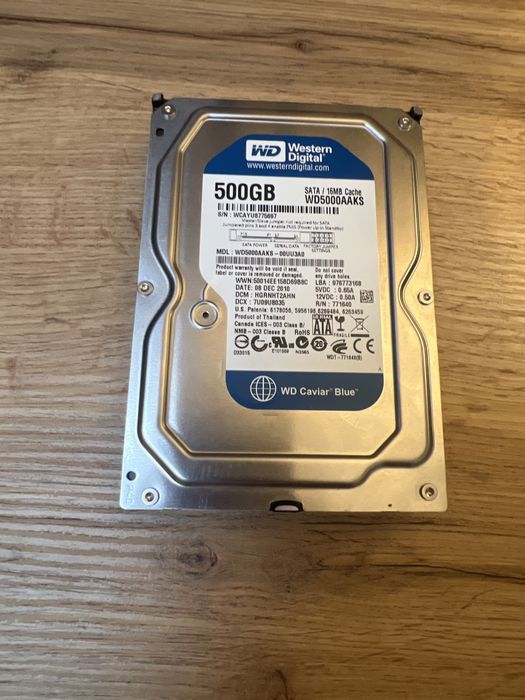Dysk hdd 500gb 7200rpm