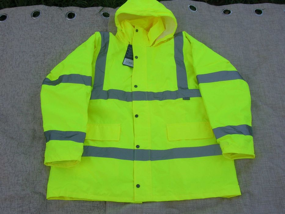 Утеплена чоловіча куртка сигнальна S460 Portwest. Великого розміру 3XL