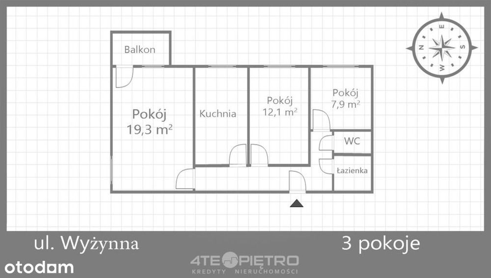 3 pokoje /Czuby/ Wyżynna
