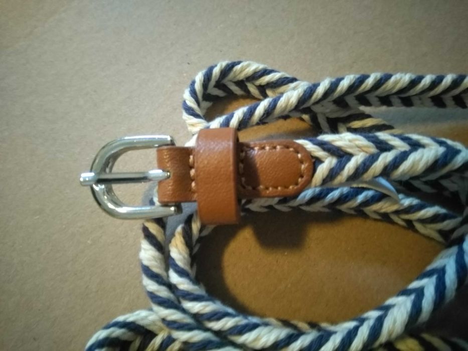 Pasek damski pleciony rozmiar 38