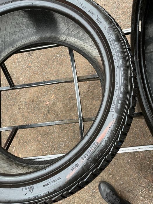 Шины бу 255 40 235 45 R 20 Michelin pilot alpin 5 разноширокий зима