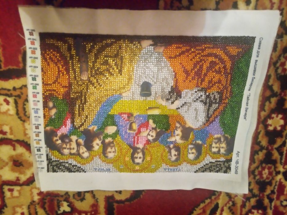 Продам вишиті образи з бісеру