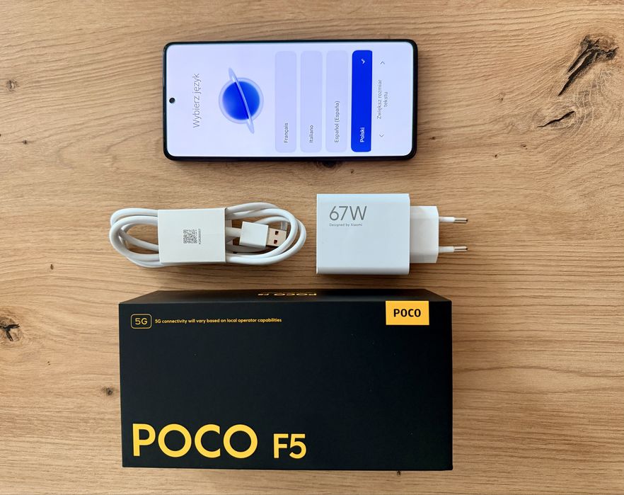 Telefon Xiaomi Poco F5 12/256 GB czarny