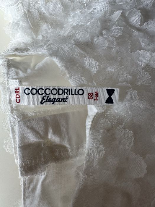 Біла сукня Coccodrillo 68cm