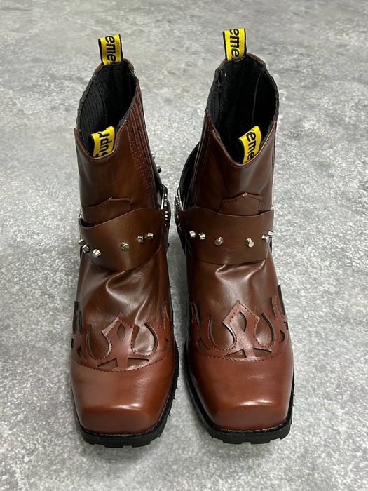 Чоботи авангард архів коричневі archive boots opium shoes авангардні черевики avangard boots ботинки архив авангард 39 40 41 42 43
