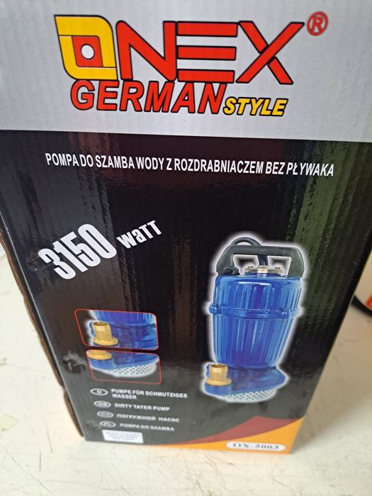 Pompa żeliwna do brudnej i czystej wody na 1 cal lub 3/4