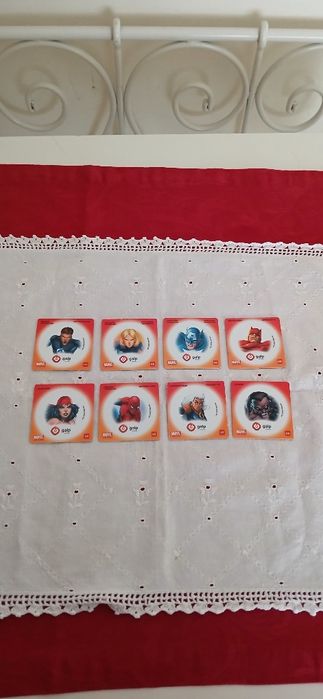 Cromos holográficos da Marvel