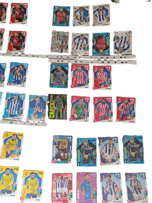 116 cartas Adrenalyn Panini La Liga 2024-2025