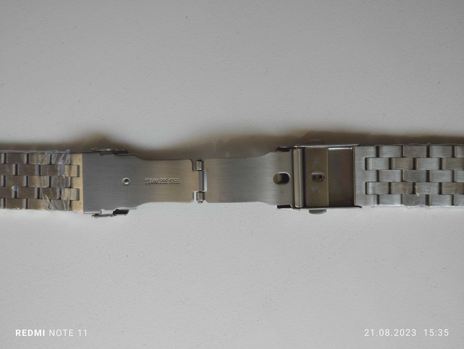 Браслет для часов крепление к корпусу Н=18-20-22мм,сталь нержавеющая 3