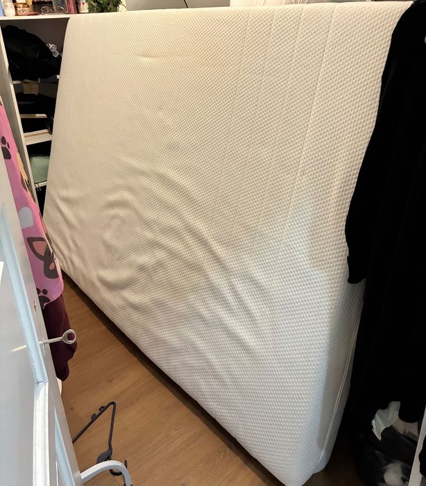 Colchão de espuma, firme/branco 140X200 cm