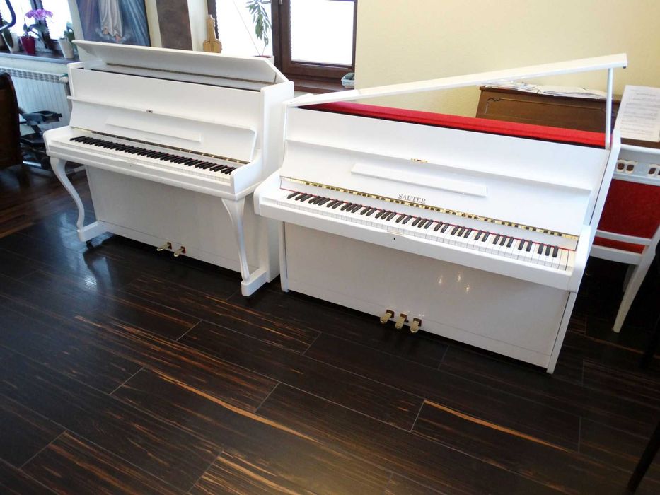 Pianino Nordiska 114 biale  od Piano Design