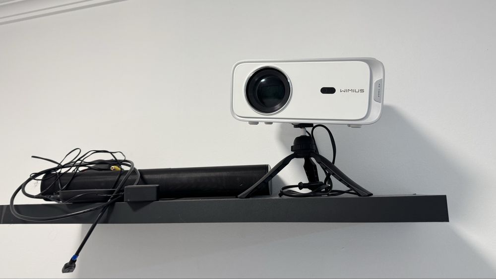 Projetor + soundbar+ tela 100 polegadas Vevor