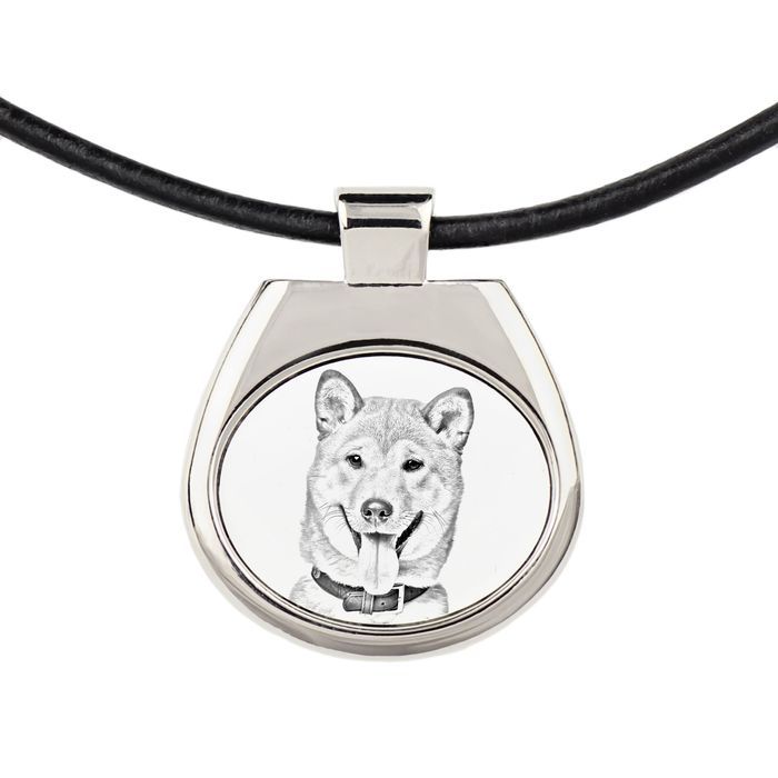 Shiba Inu zawieszka naszyjnik z psem Art-Dog