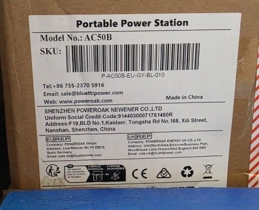 Bluetti AC50B portable power station