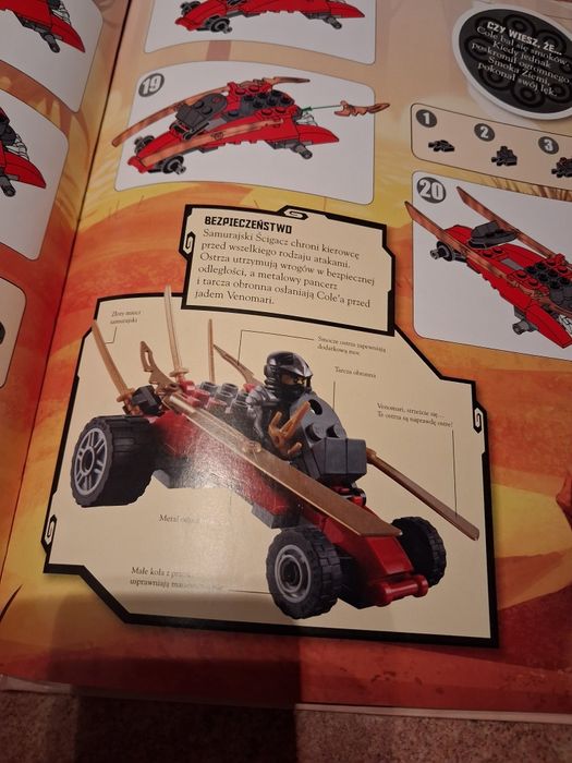 Książka lego ninjago