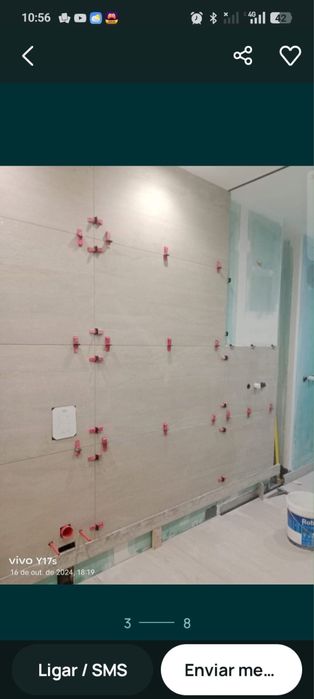 Assentamento de ladrilhos