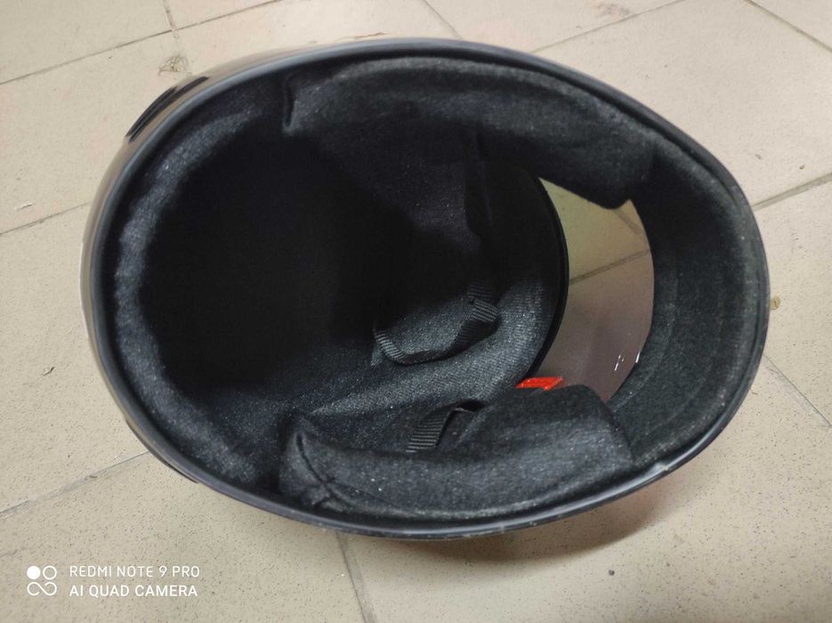 KASK INTEGRALNY na rower skuter motor quad PODWÓJNA szyba rowerowy bl