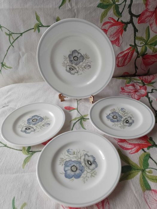 Talerzyk śniadaniowy Wedgwood Glen Mist rzadki wzór
