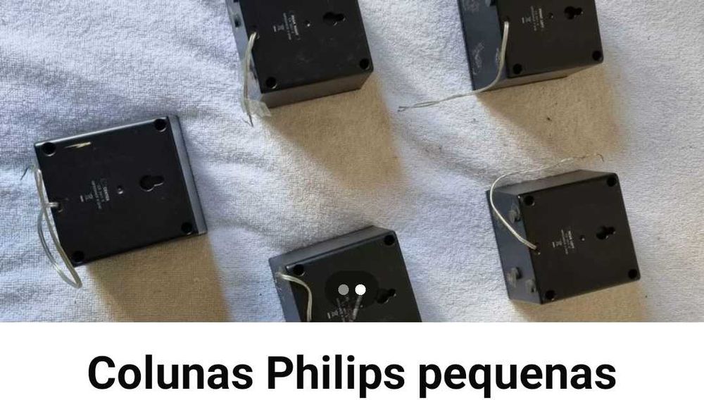 Colunas Philips Pequenas para Aparelhagem